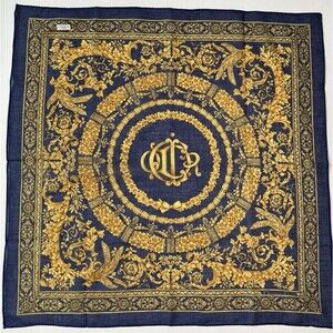 Dior Luxurious Navy and Gold Wrap